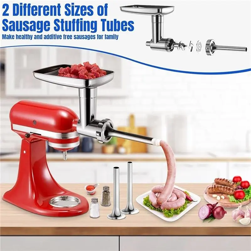 Stainless Steel Grinder Attach - đánh giá và giá Stand Mixer