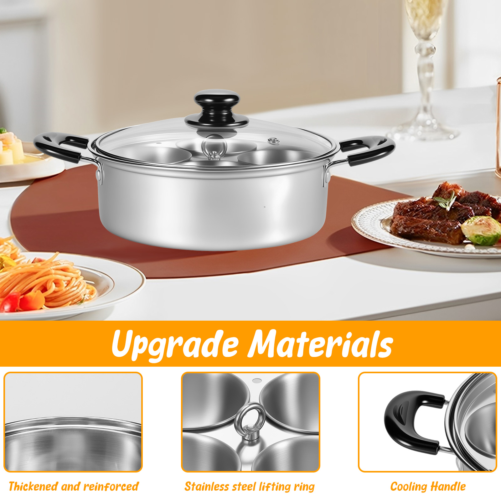 Egg Poacher Stainless Steel Po - đánh giá và giá Induction Cooktop Portable