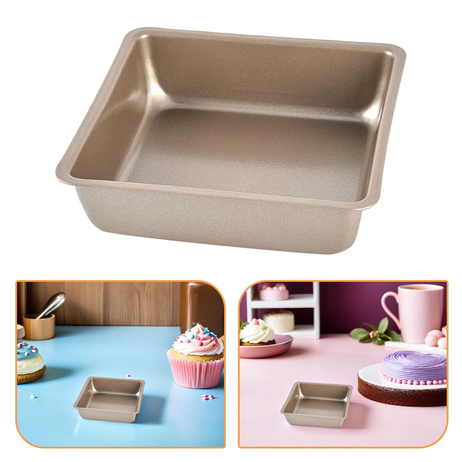 4Pcs 4 Inch Square Nonstick Ba - đánh giá và giá Toaster