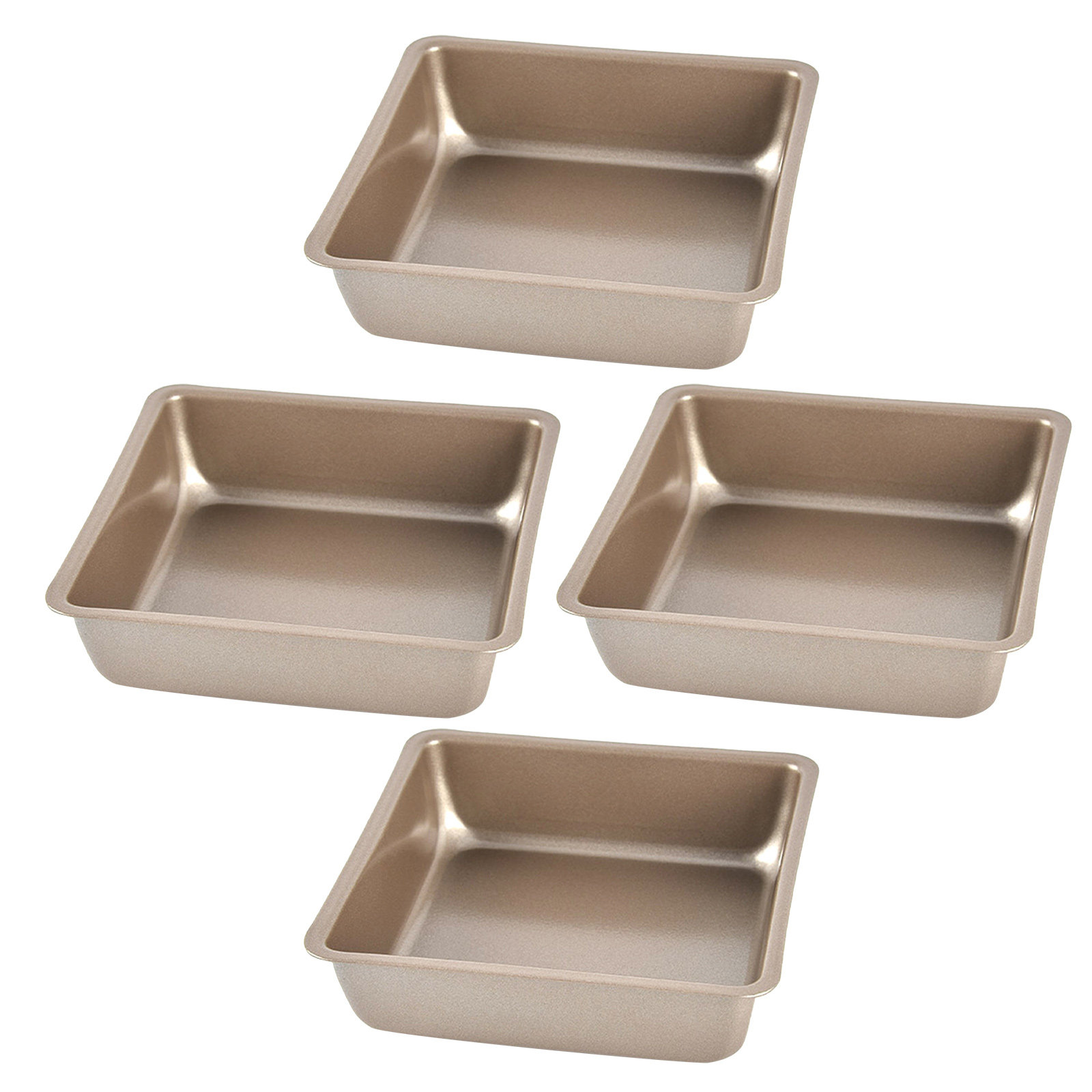 4Pcs 4 Inch Square Nonstick Ba - đánh giá và giá Toaster